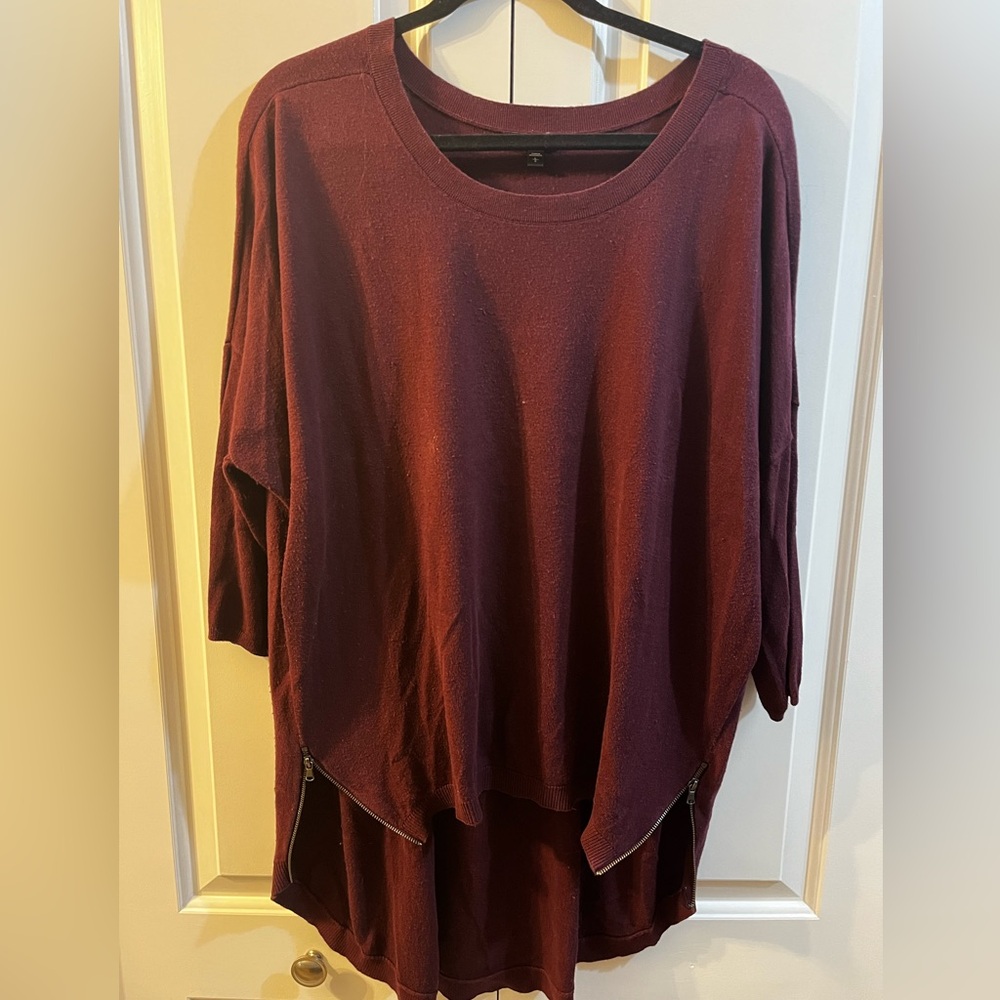 Express sweater with zips